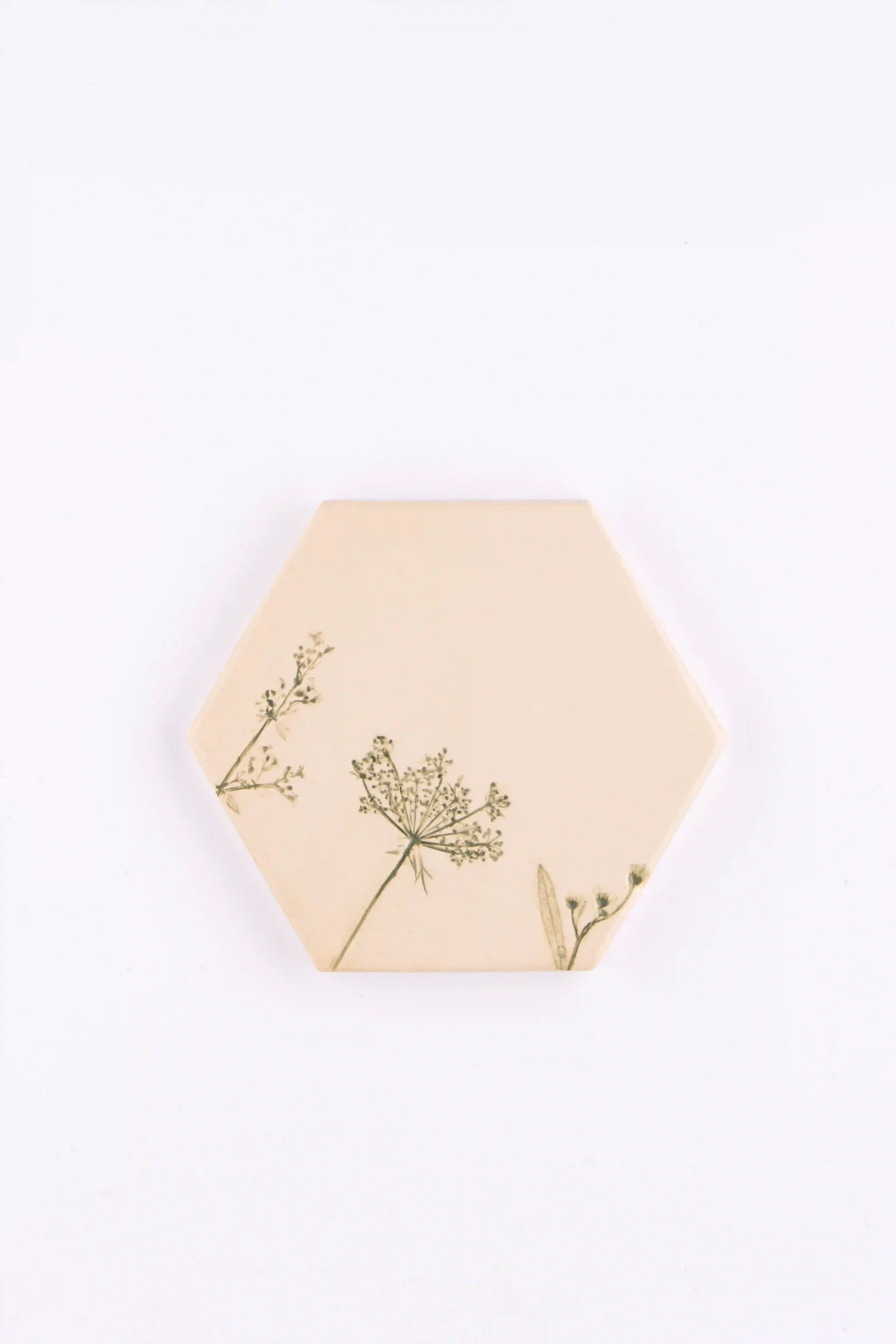 Handmade hexagon tiles