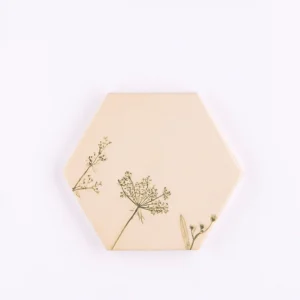 Handmade hexagon tiles