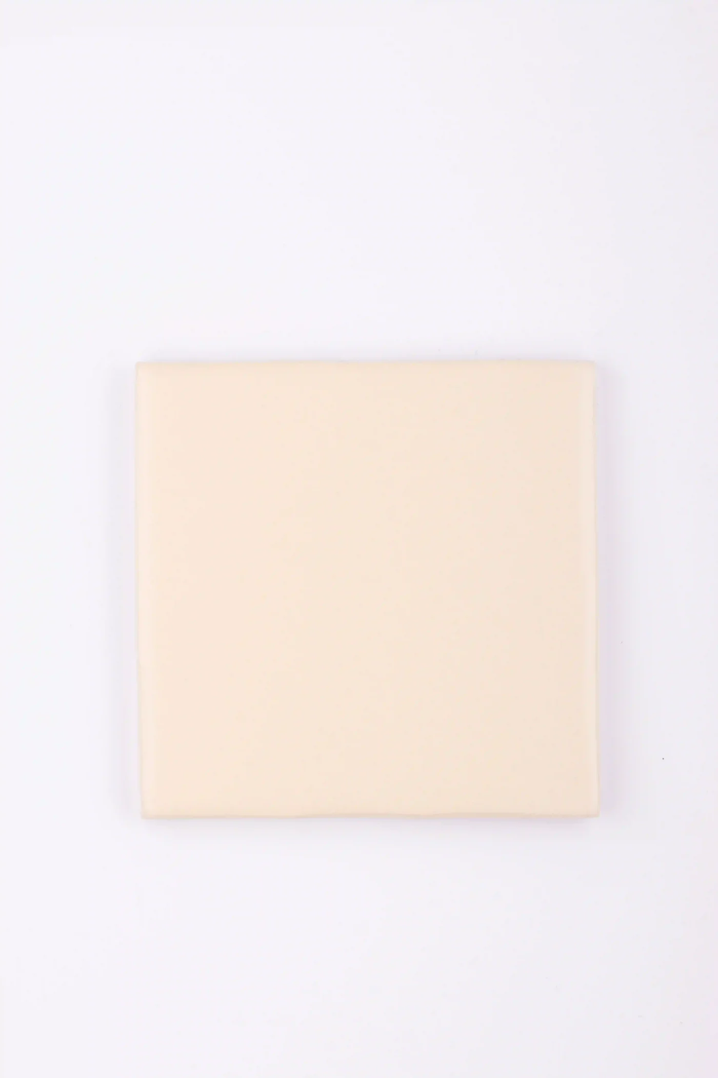 creme mat handmade tile
