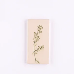 Handmade rectangle flower tiles