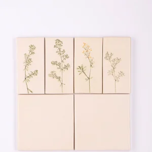 Rectangle handmade tiles set